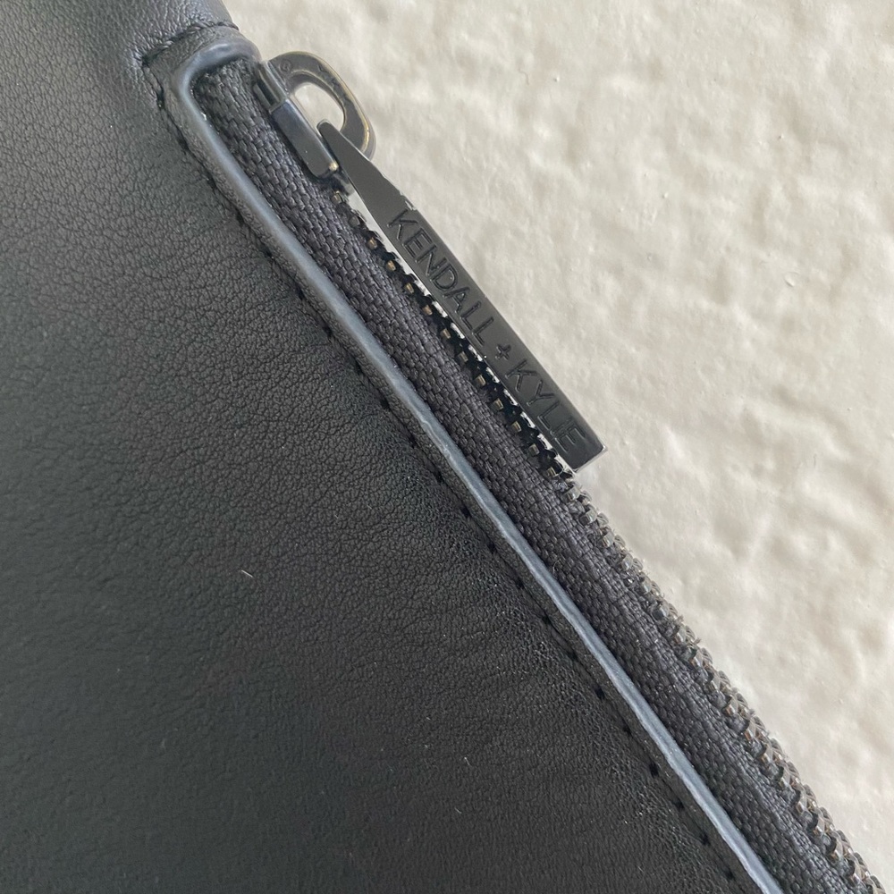 KENDALL+KYLIE Black Leather Chain Clutch - Picture 7 of 7